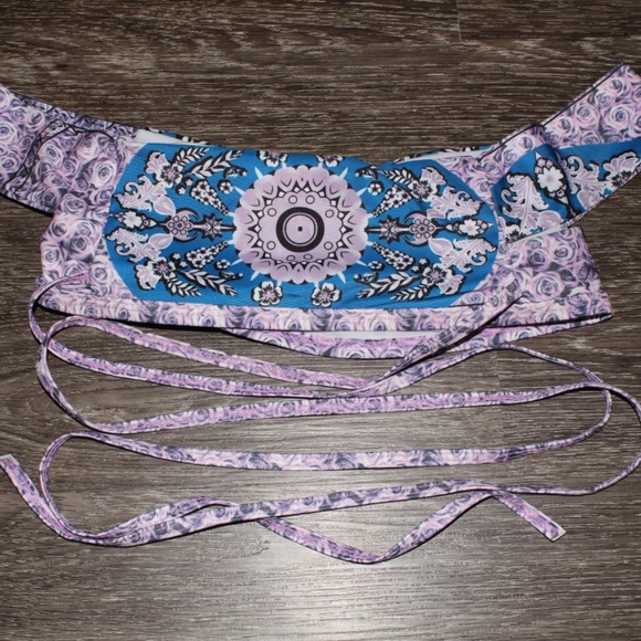 Zaful Swim Wrap Around Bikini Set Size M - Picture 3 of 6